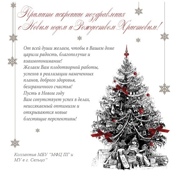 С наступающим Новым годом и Рождеством!